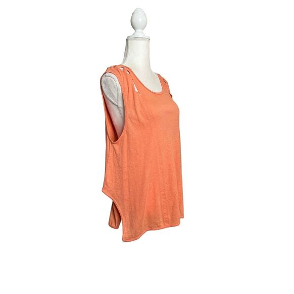 Free People We The Free Boho Summer End Tank Top Papaya Sz Small - Picture 2 of 11